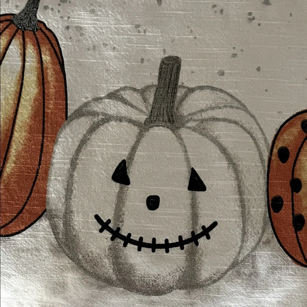 Halloween Pumpkin Tablecloth from Max Studio Home